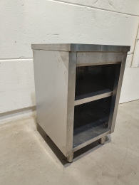 s/s work table cabinet - 55x58x90 cm 